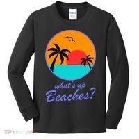What's Up Beaches? Kids Long Sleeve Shirt thumb 0