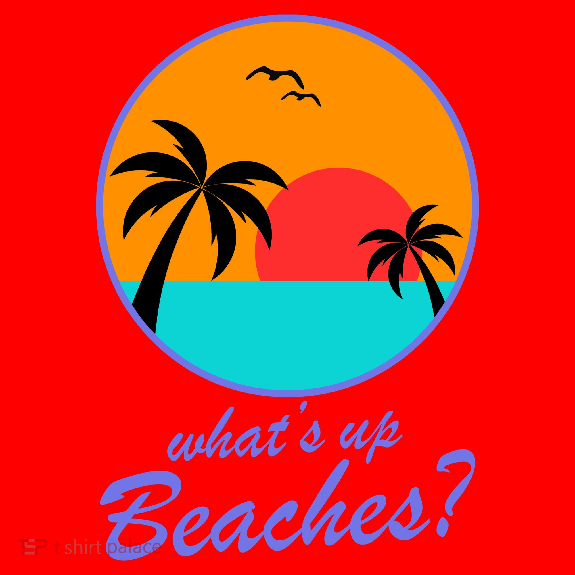 What's Up Beaches? Santa Hat