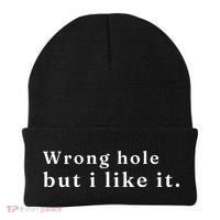 Wrong Hole But I Like It Funny Beanie thumb 0