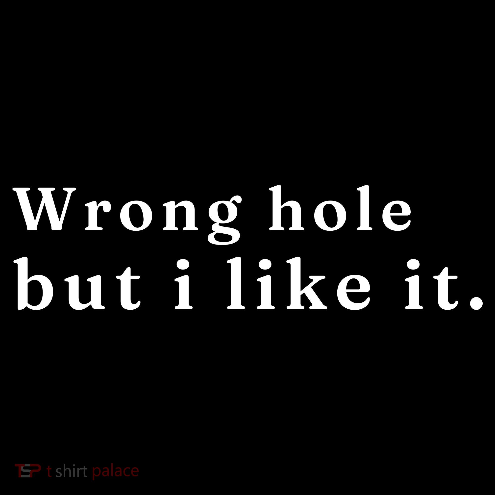 Wrong Hole But I Like It Funny Women's Long Sleeve Shirt