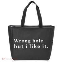 Wrong Hole But I Like It Funny Tote Bag thumb 0