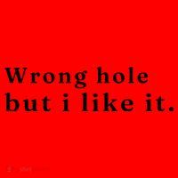 Wrong Hole But I Like It Funny Santa Hat thumb 1