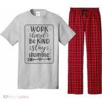 Work Hard Be Kind Stay Humble Pajama Set thumb 0