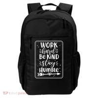 Work Hard Be Kind Stay Humble Backpack thumb 0