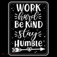 Work Hard Be Kind Stay Humble Women's Hoodie thumb 2