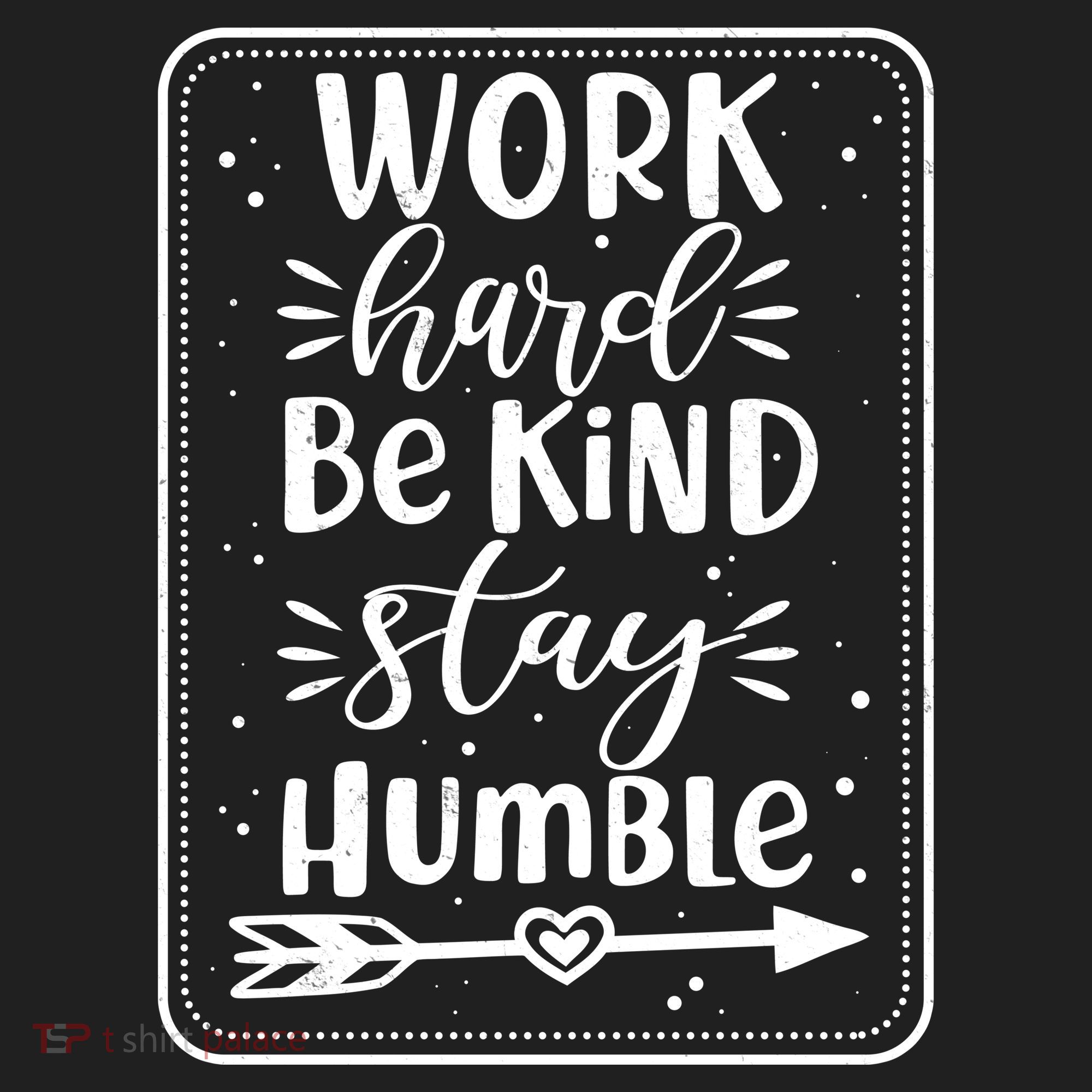 Work Hard Be Kind Stay Humble Golf Towel