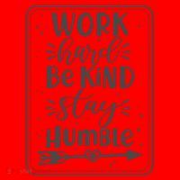 Work Hard Be Kind Stay Humble Santa Hat thumb 1