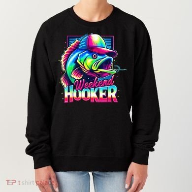 Weekend Hooker Colorful Fishing Women's Sweatshirt