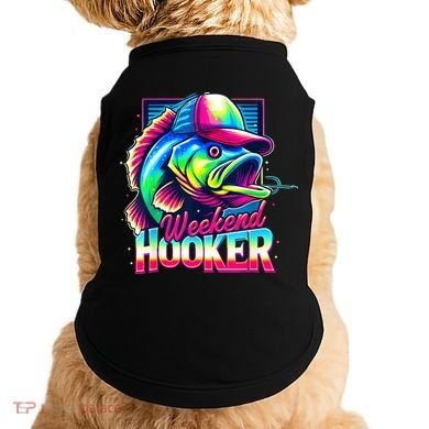 Weekend Hooker Colorful Fishing Doggie Tank