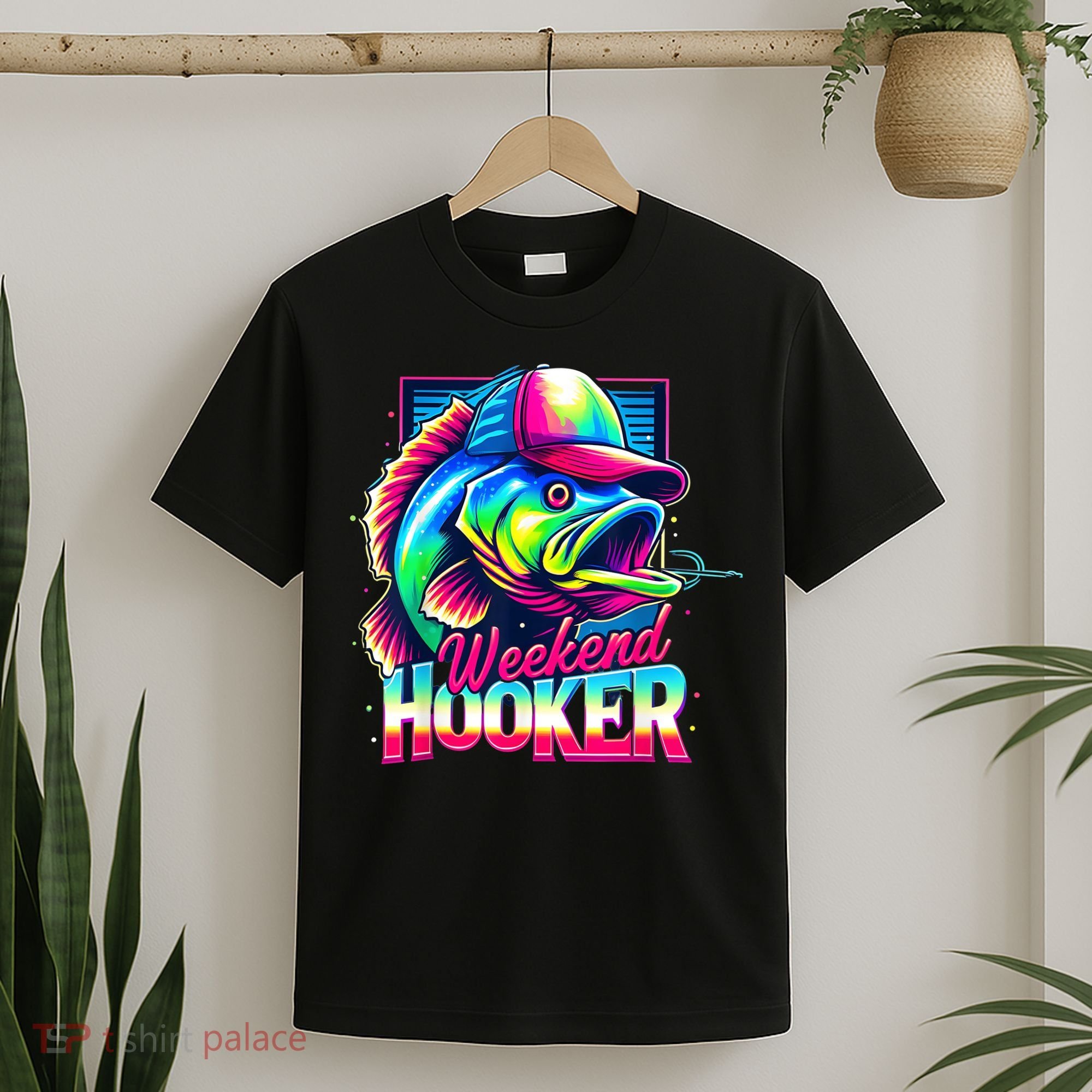 Weekend Hooker Colorful Fishing T-Shirt