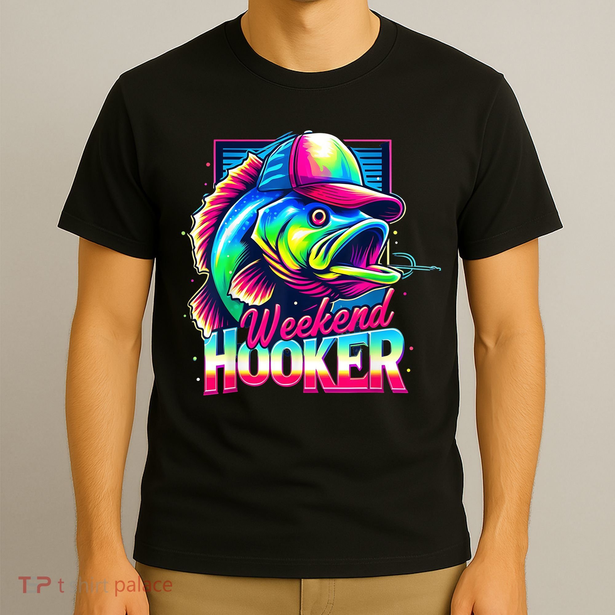 Weekend Hooker Colorful Fishing T-Shirt