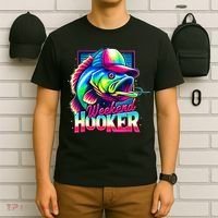 Weekend Hooker Colorful Fishing T-Shirt thumb 6