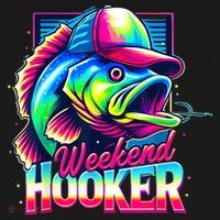 Weekend Hooker Colorful Fishing T-Shirt thumb 7