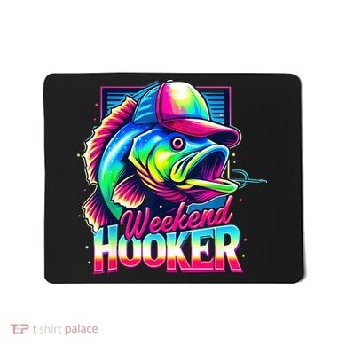 Weekend Hooker Colorful Fishing Mousepad
