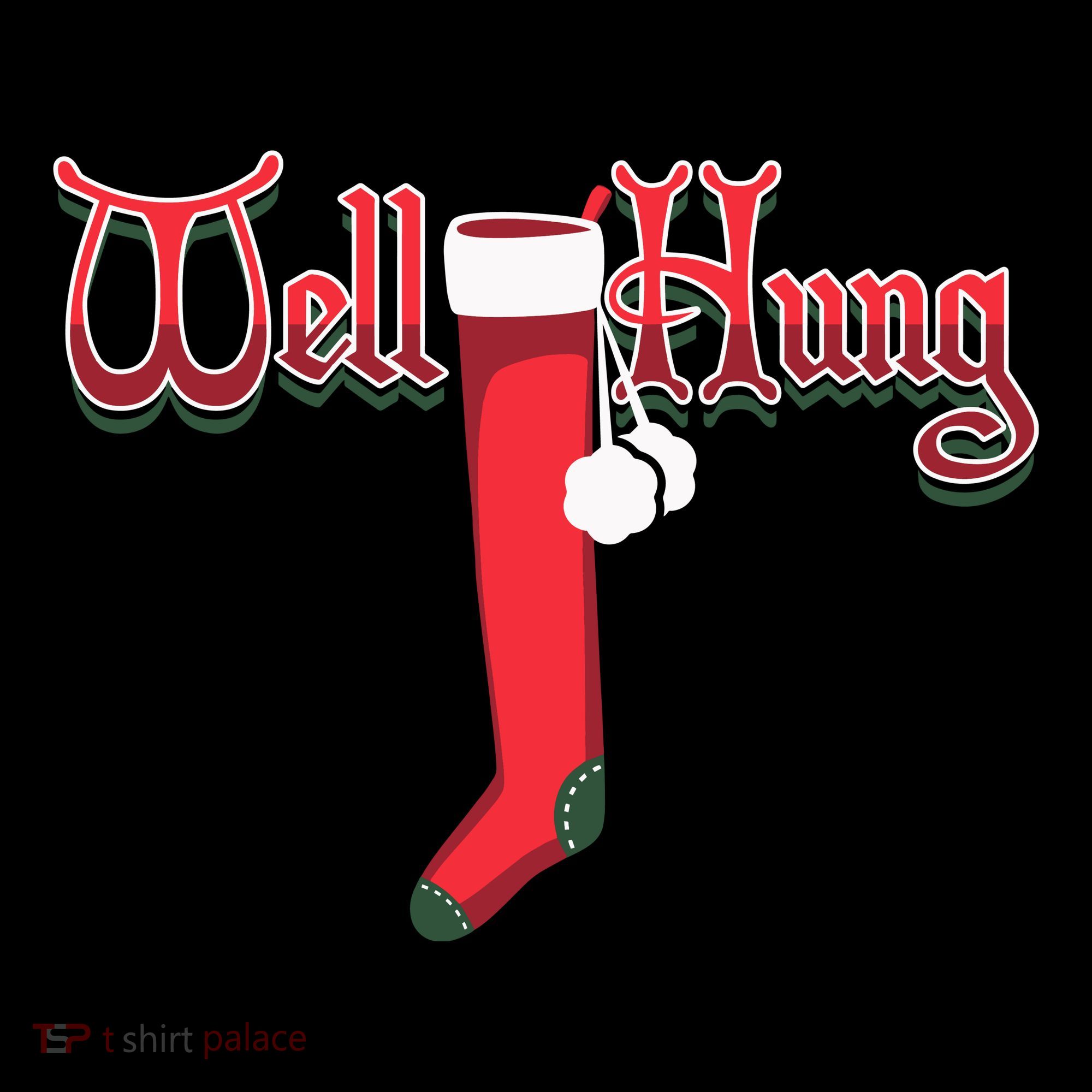 Well Hung Christmas Sock Holiday Season Coffee Mug