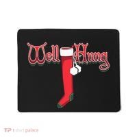 Well Hung Christmas Sock Holiday Season Mousepad thumb 0