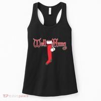 Well Hung Christmas Sock Holiday Season Women's Tank Top thumb 0
