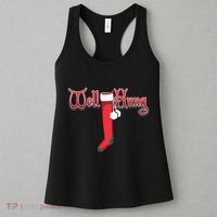 Well Hung Christmas Sock Holiday Season Women's Tank Top thumb 3