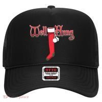 Well Hung Christmas Sock Holiday Season Hat thumb 0