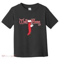 Well Hung Christmas Sock Holiday Season Toddler T-Shirt thumb 0