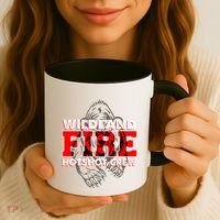 Wildland Hotshot Crew Fire Rescue Departt Fire Uniform Gift Coffee Mug thumb 3