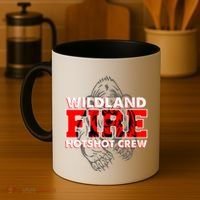 Wildland Hotshot Crew Fire Rescue Departt Fire Uniform Gift Coffee Mug thumb 4