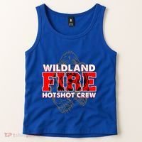 Wildland Hotshot Crew Fire Rescue Departt Fire Uniform Gift Tank Top thumb 2