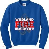 Wildland Hotshot Crew Fire Rescue Departt Fire Uniform Gift Kids Sweatshirt thumb 0
