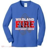 Wildland Hotshot Crew Fire Rescue Departt Fire Uniform Gift Kids Long Sleeve Shirt thumb 0