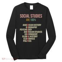 World History Classroom Social Studies History Teacher Long Sleeve Shirt thumb 0