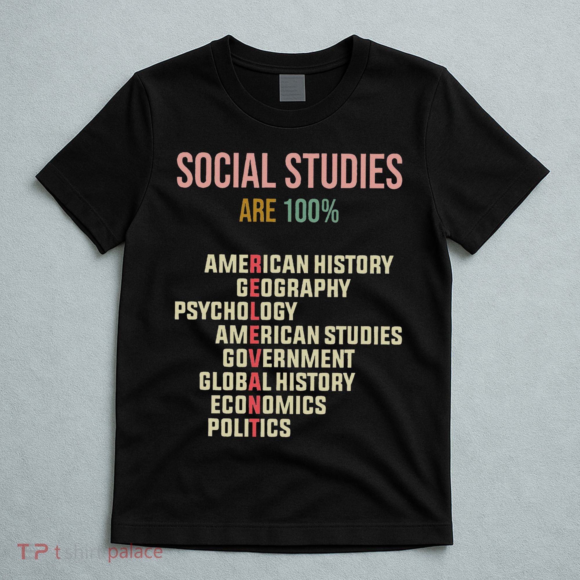 World History Classroom Social Studies History Teacher T-Shirt