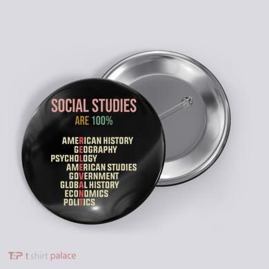 World History Classroom Social Studies History Teacher Button