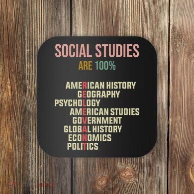 World History Classroom Social Studies History Teacher Coaster