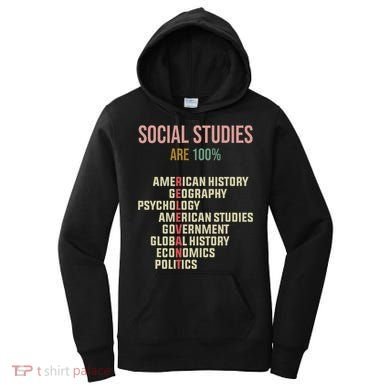 World History Classroom Social Studies History Teacher Women's Hoodie