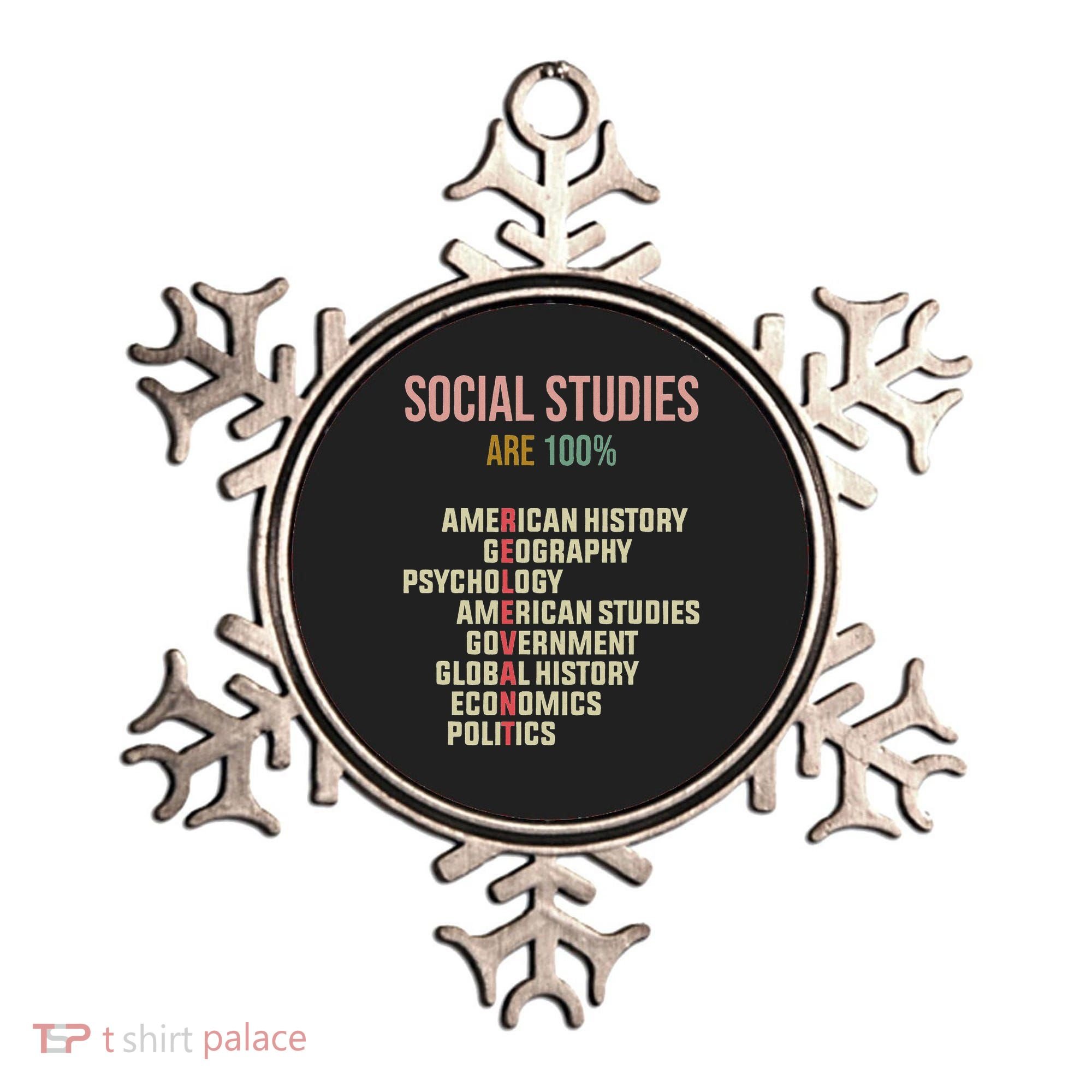World History Classroom Social Studies History Teacher Ornament