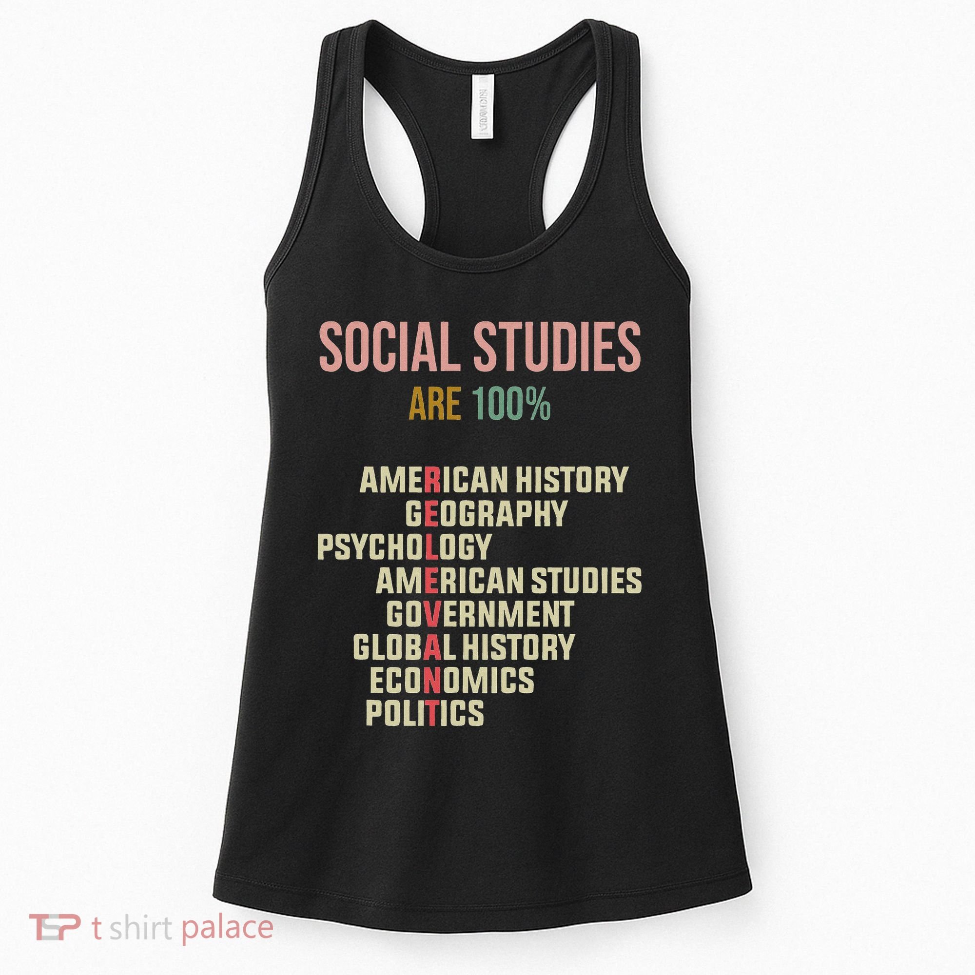World History Classroom Social Studies History Teacher Women's Tank Top