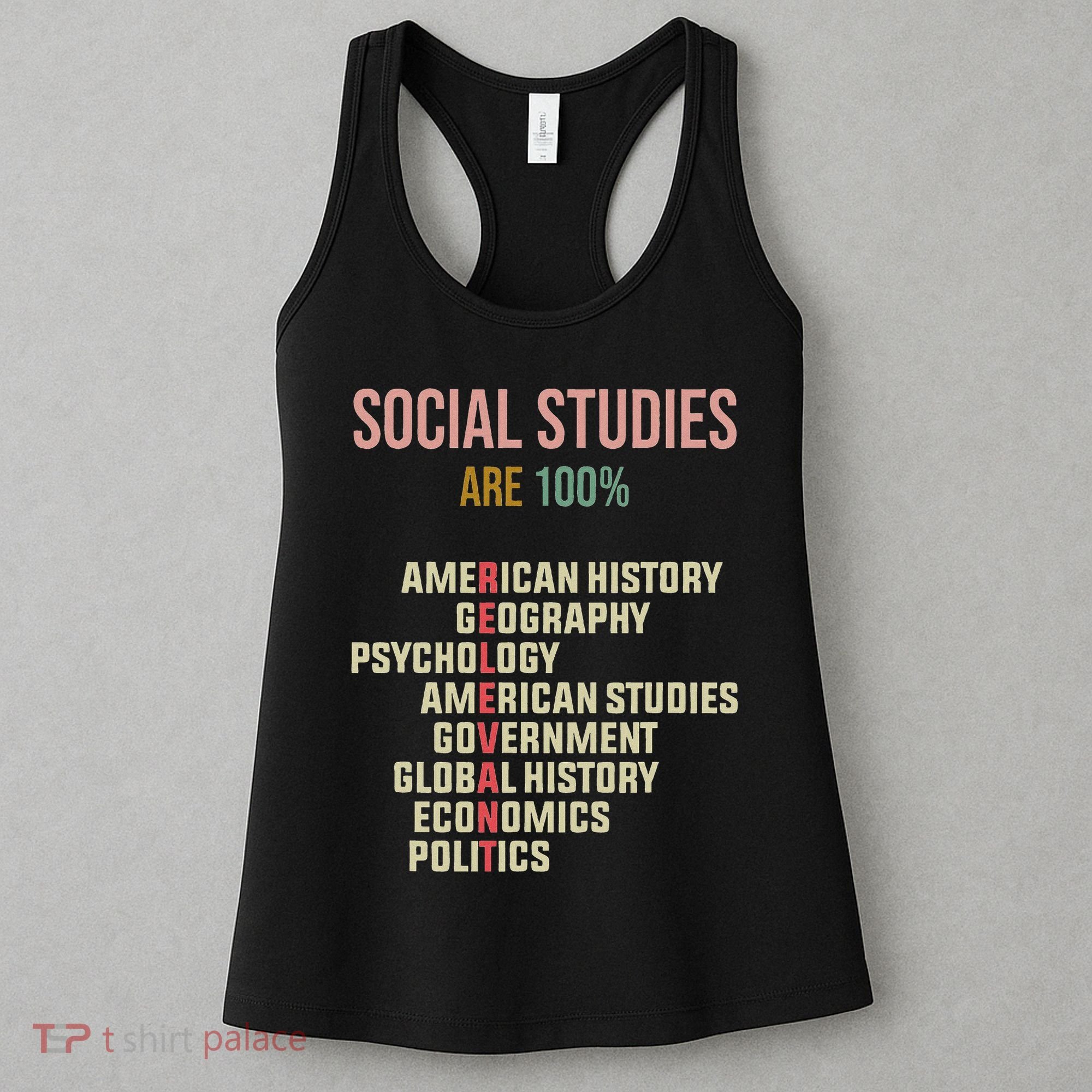 World History Classroom Social Studies History Teacher Women's Tank Top