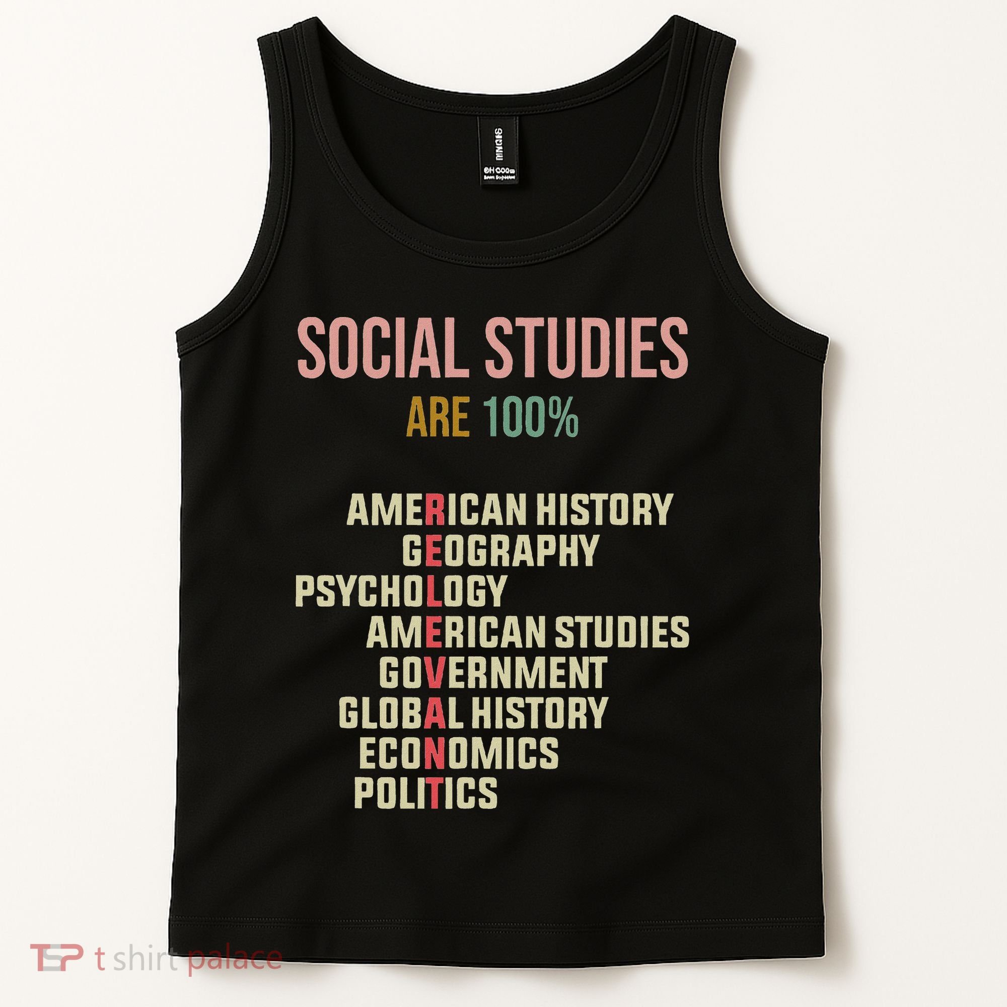 World History Classroom Social Studies History Teacher Tank Top