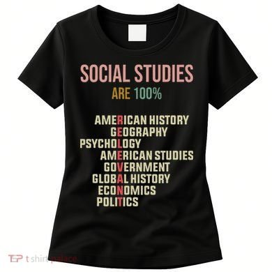 World History Classroom Social Studies History Teacher Women's T-Shirt