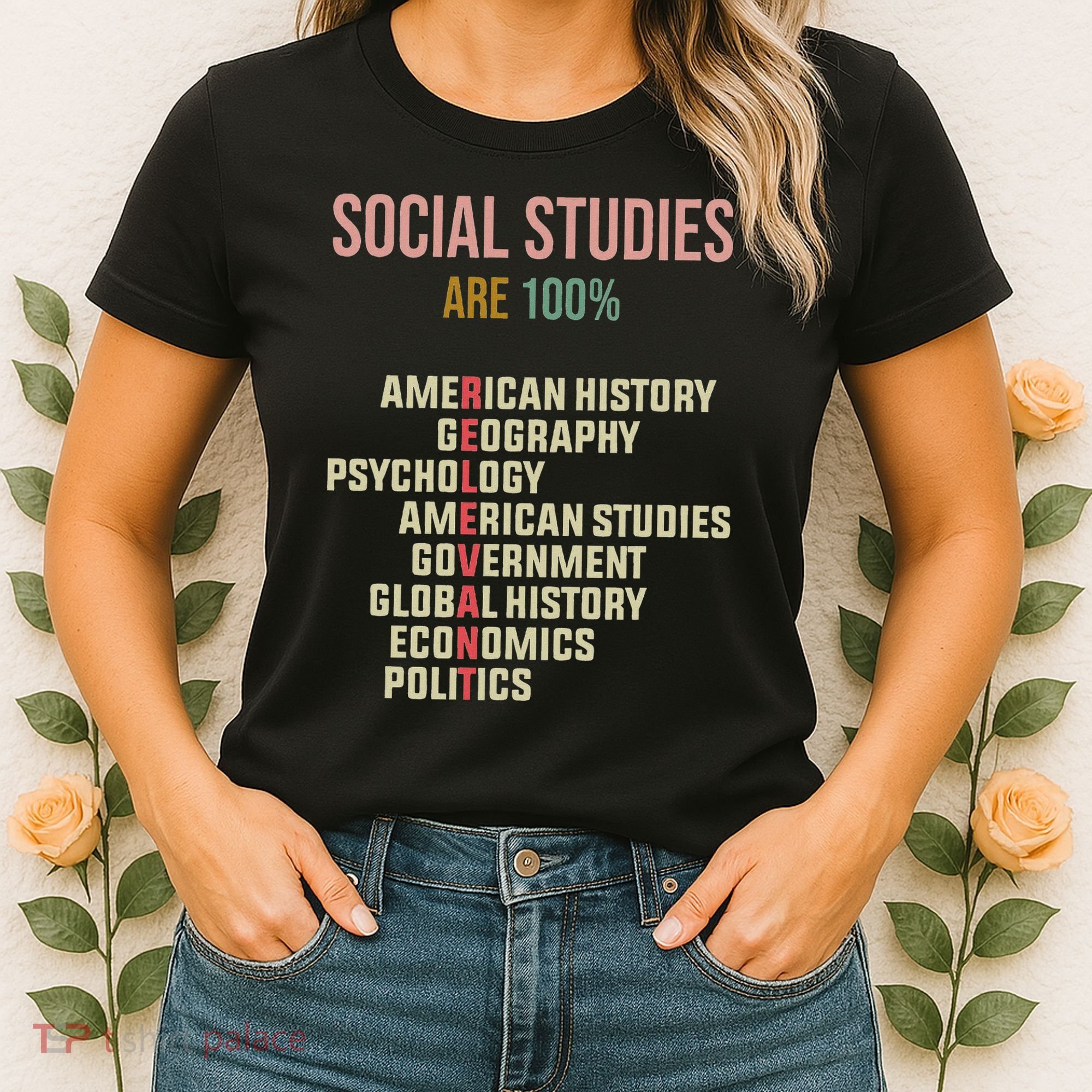 World History Classroom Social Studies History Teacher Women's T-Shirt