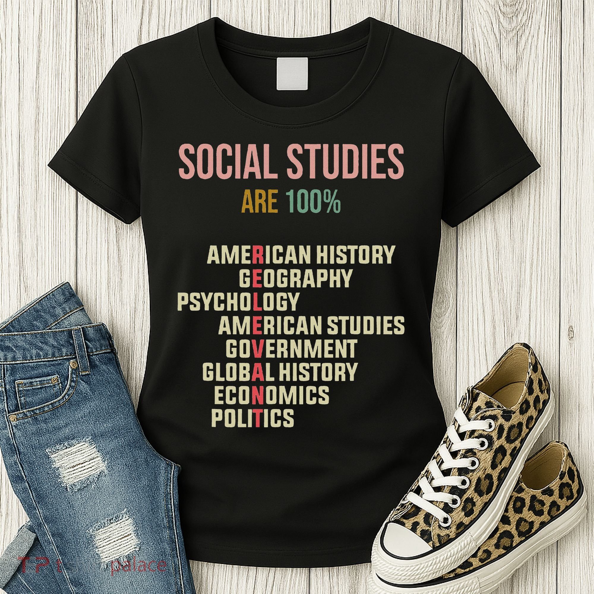 World History Classroom Social Studies History Teacher Women's T-Shirt
