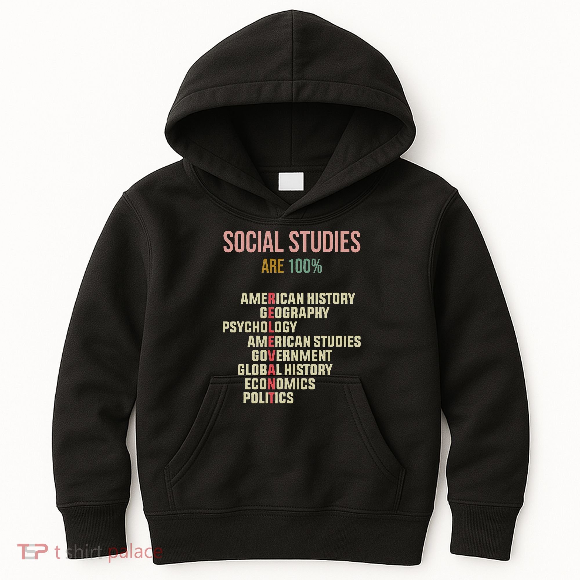 World History Classroom Social Studies History Teacher Kids Hoodie