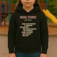 World History Classroom Social Studies History Teacher Kids Hoodie thumb 3