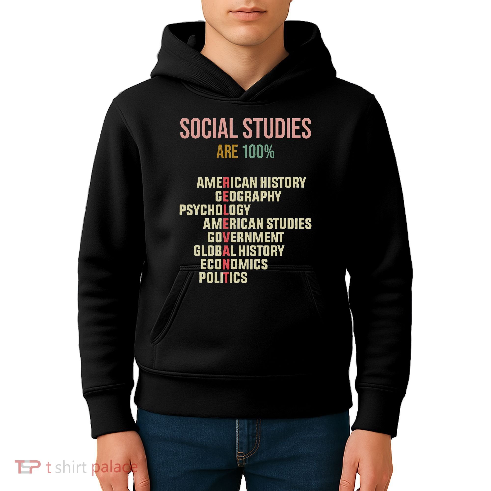World History Classroom Social Studies History Teacher Kids Hoodie
