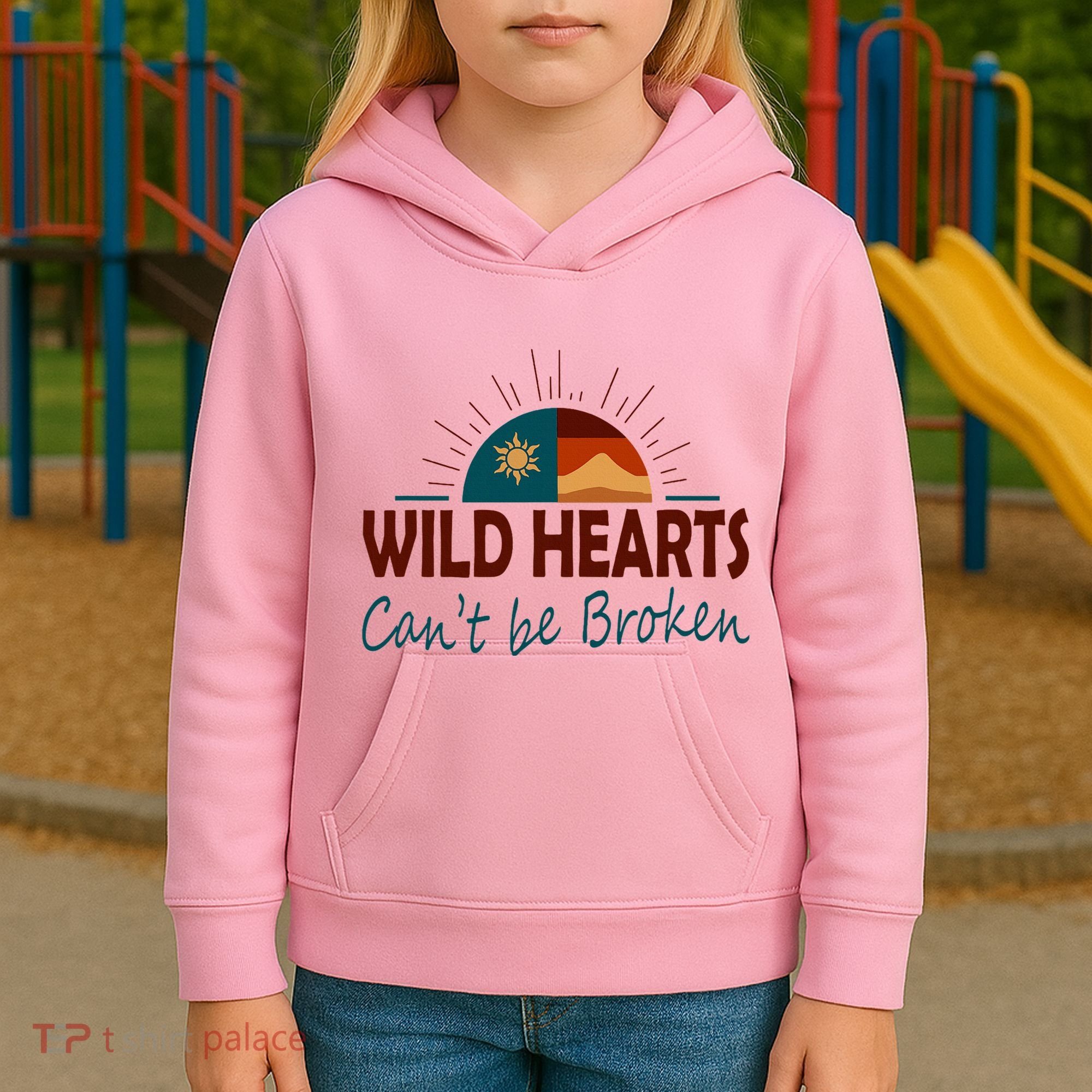 Wild Hearts CanT Be Broken Kids Hoodie