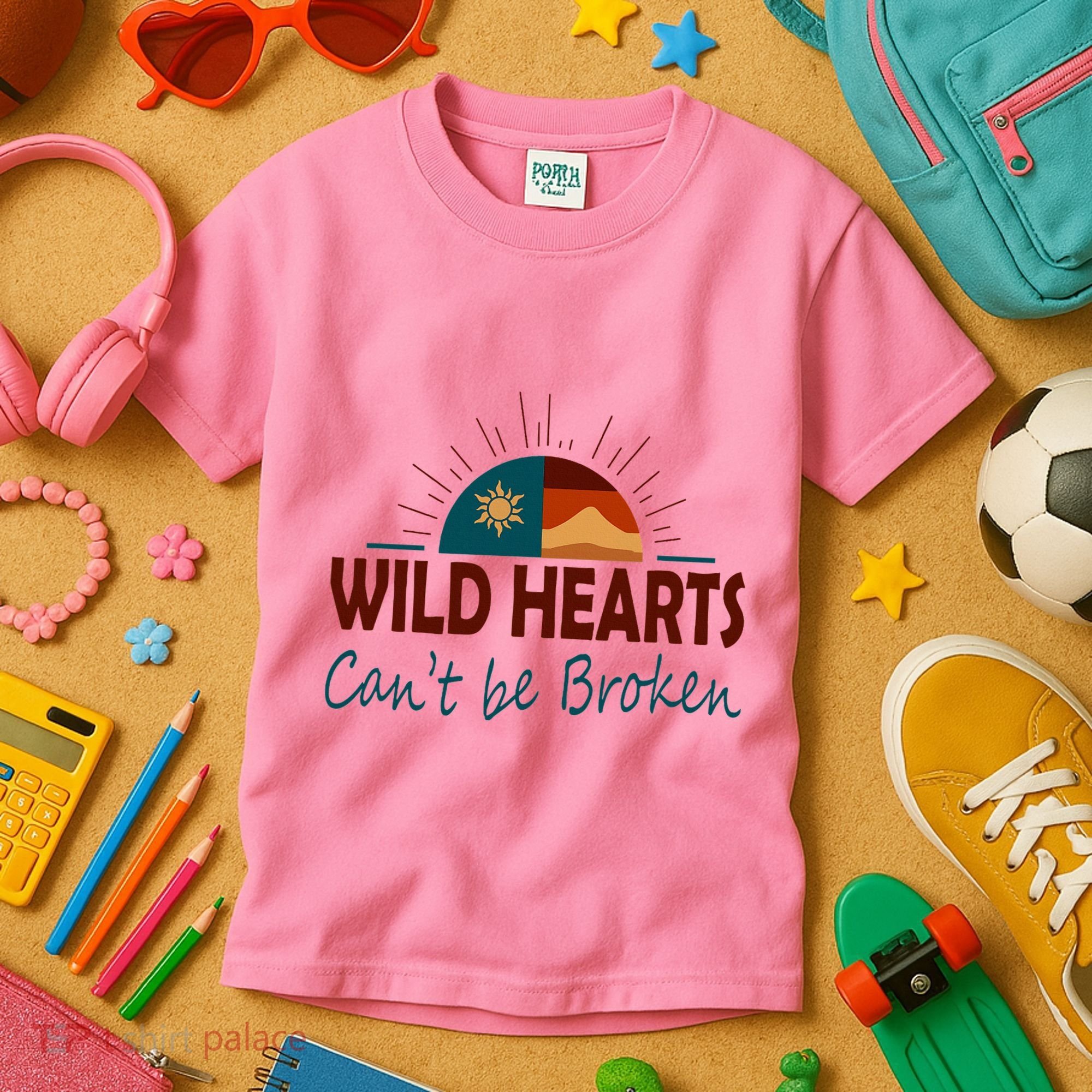 Wild Hearts CanT Be Broken Kids T-Shirt