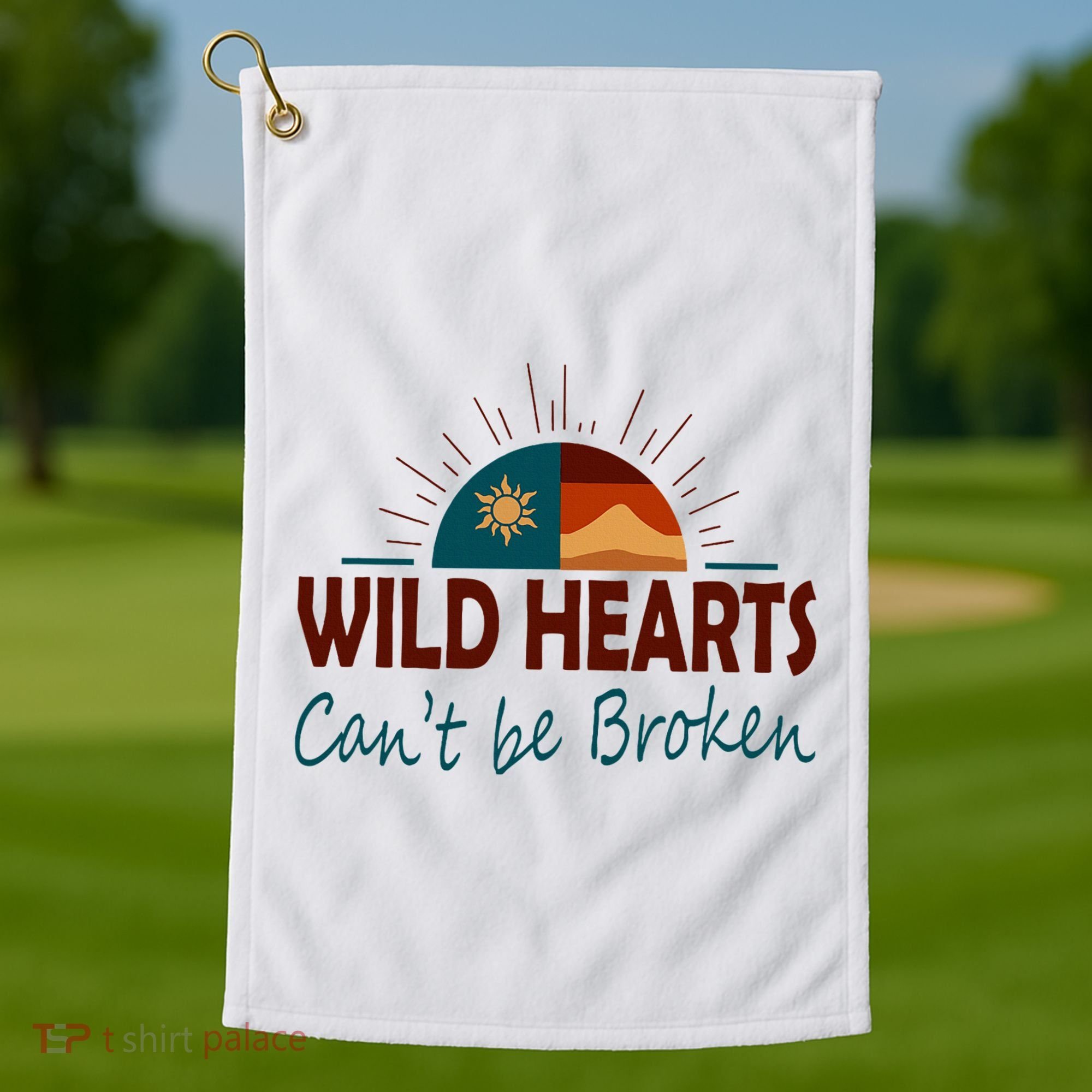 Wild Hearts CanT Be Broken Golf Towel