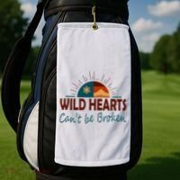 Wild Hearts CanT Be Broken Golf Towel thumb 2