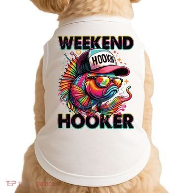 Weekend Hooker Colorful Fishing Doggie Tank