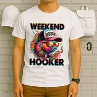 Weekend Hooker Colorful Fishing T-Shirt thumb 6